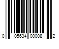 Barcode Image for UPC code 005634000082