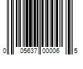 Barcode Image for UPC code 005637000065