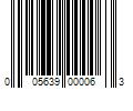 Barcode Image for UPC code 005639000063