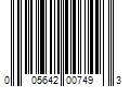 Barcode Image for UPC code 005642007493