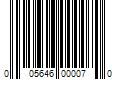 Barcode Image for UPC code 005646000070