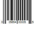 Barcode Image for UPC code 005654000055