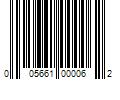 Barcode Image for UPC code 005661000062