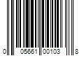 Barcode Image for UPC code 005661001038