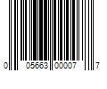 Barcode Image for UPC code 005663000077