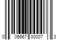 Barcode Image for UPC code 005667000073