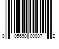 Barcode Image for UPC code 005668000072