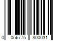 Barcode Image for UPC code 0056775800031