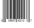 Barcode Image for UPC code 005697402137