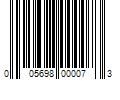 Barcode Image for UPC code 005698000073