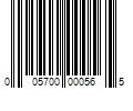 Barcode Image for UPC code 005700000565