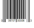 Barcode Image for UPC code 005707000063