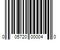 Barcode Image for UPC code 005720000040