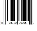 Barcode Image for UPC code 005720000057