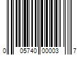 Barcode Image for UPC code 005740000037