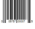 Barcode Image for UPC code 005757000075