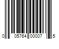 Barcode Image for UPC code 005764000075