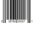 Barcode Image for UPC code 005768000071