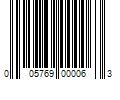 Barcode Image for UPC code 005769000063