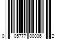 Barcode Image for UPC code 005777000062