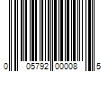 Barcode Image for UPC code 005792000085