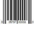 Barcode Image for UPC code 005797000080