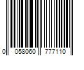 Barcode Image for UPC code 0058060777110