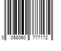 Barcode Image for UPC code 0058060777172