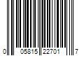 Barcode Image for UPC code 005815227017