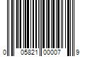 Barcode Image for UPC code 005821000079