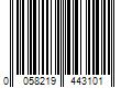 Barcode Image for UPC code 0058219443101