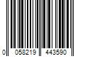 Barcode Image for UPC code 0058219443590