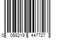 Barcode Image for UPC code 0058219447727