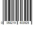 Barcode Image for UPC code 0058219603925