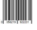 Barcode Image for UPC code 0058219922231