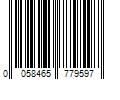 Barcode Image for UPC code 0058465779597