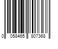 Barcode Image for UPC code 0058465807368