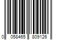 Barcode Image for UPC code 0058465809126