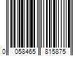 Barcode Image for UPC code 0058465815875