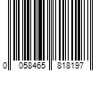 Barcode Image for UPC code 0058465818197