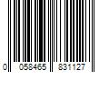 Barcode Image for UPC code 0058465831127