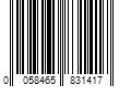 Barcode Image for UPC code 0058465831417