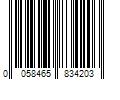 Barcode Image for UPC code 0058465834203