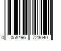 Barcode Image for UPC code 0058496723040