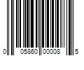 Barcode Image for UPC code 005860000085