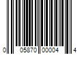 Barcode Image for UPC code 005870000044