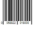 Barcode Image for UPC code 0058822018000