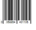 Barcode Image for UPC code 0058854431105