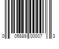 Barcode Image for UPC code 005889000073