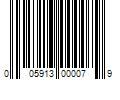 Barcode Image for UPC code 005913000079